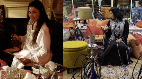 Restaurant op locatie en shisha roken