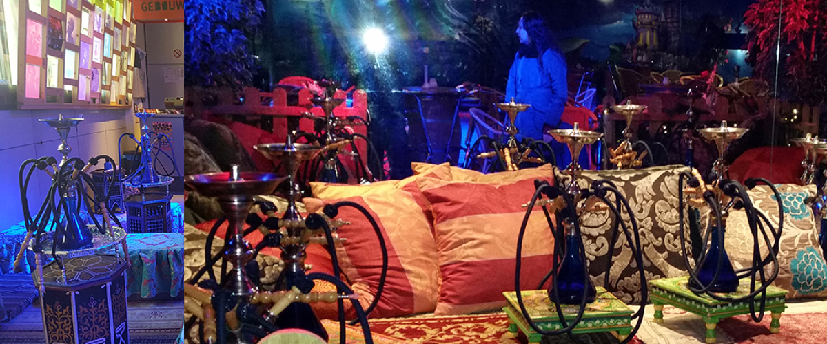 Nicotine en teervrije shisha lounge