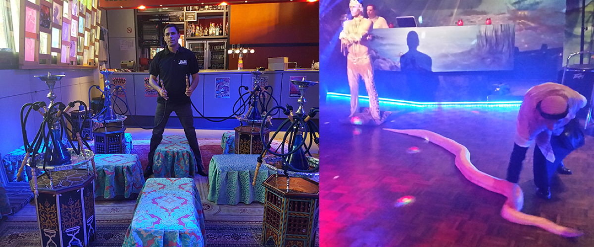 Nicotinevrij shisha lounge