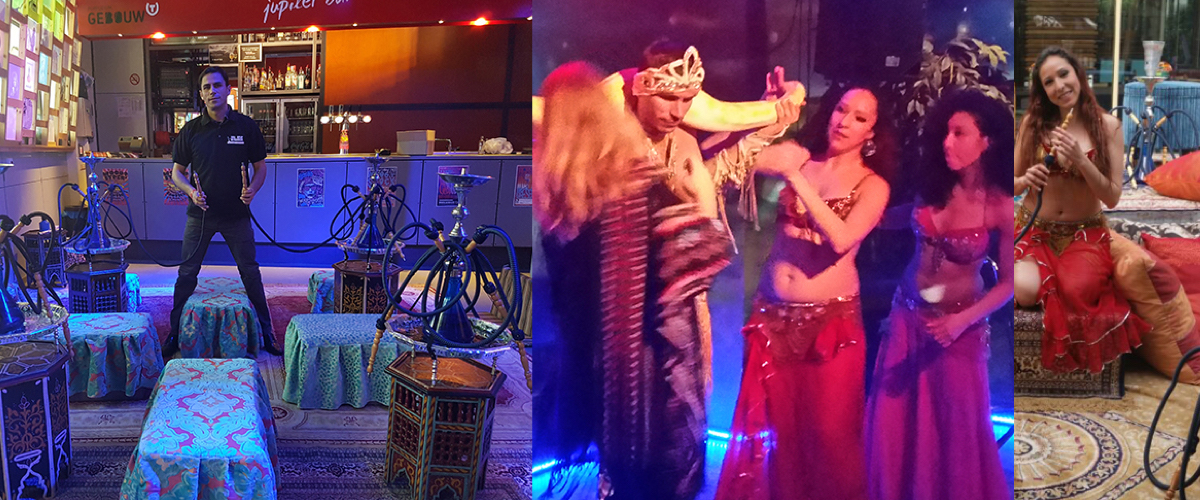 Shishabar 1001 Nacht Themafeest