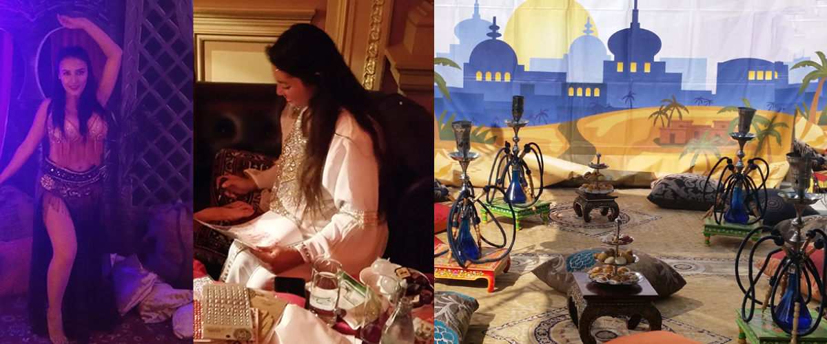 Shishabar op feest of evenement